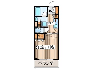 コンフォリア笹塚の物件間取画像